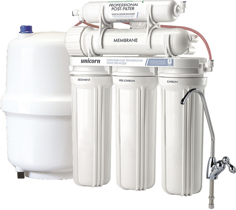 Шестиступенчатая система обратного осмоса Unicorn FRO-6