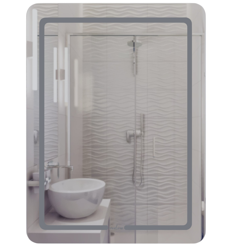 Зеркало MIXLINE "Олбия" 600*800, светодиодная подсветка эконом