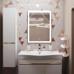 Зеркало MIXLINE "Минио" 600*800 (ШВ) сенсорный выключатель, светодиодная подсветка