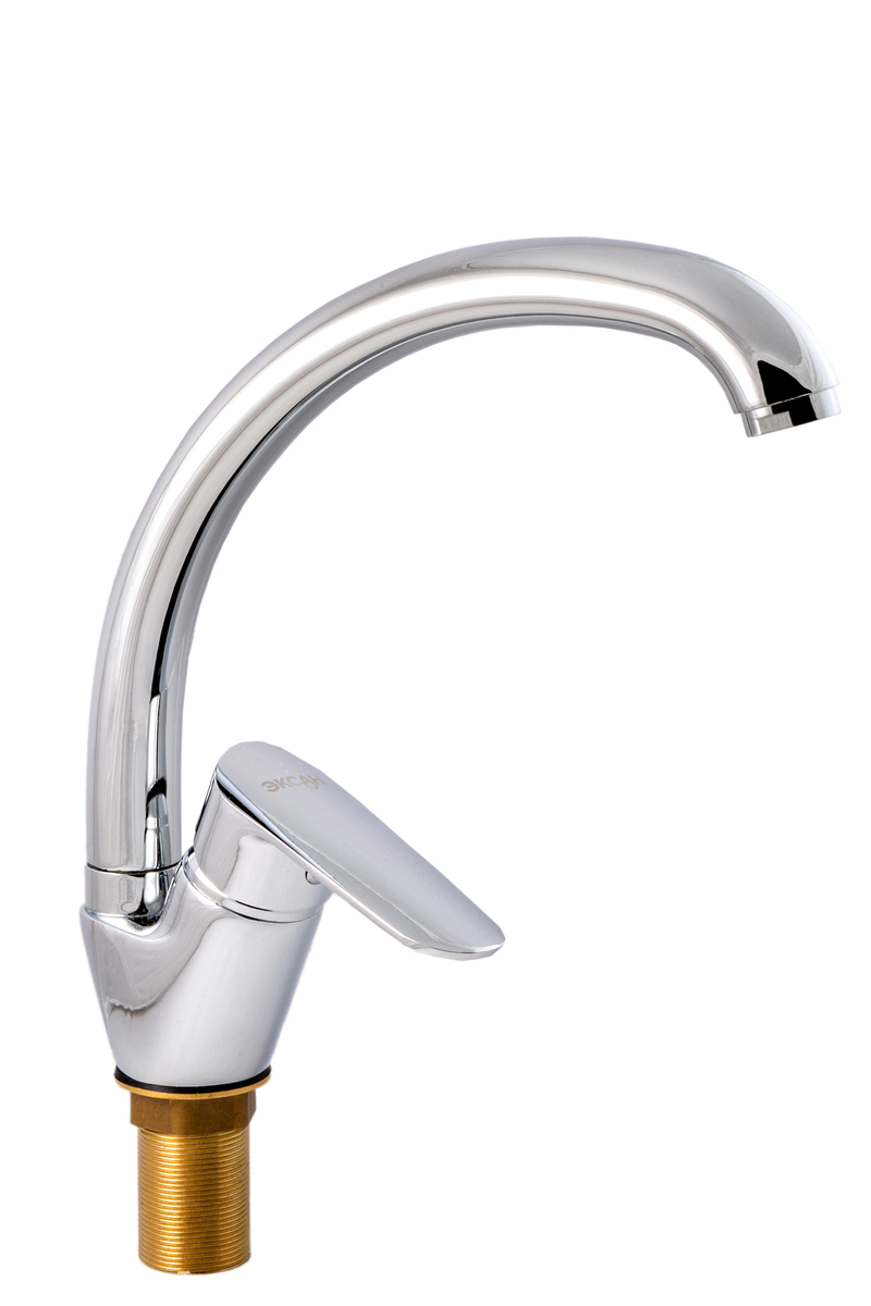 33 Смеситель для кухни с гайкой  (утка) СВ3333