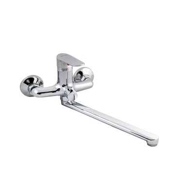 33 Смеситель для ванны с длин изливом 350 мм. с дивер СВ8233