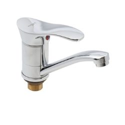 01 Смеситель для кухни средний нос с гайкой СВ4101