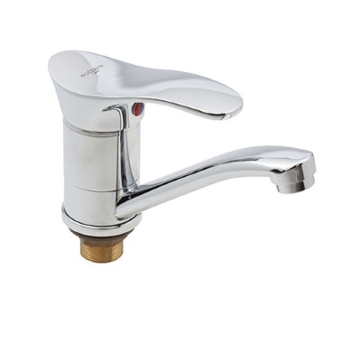 01 Смеситель для кухни средний нос с гайкой СВ4101