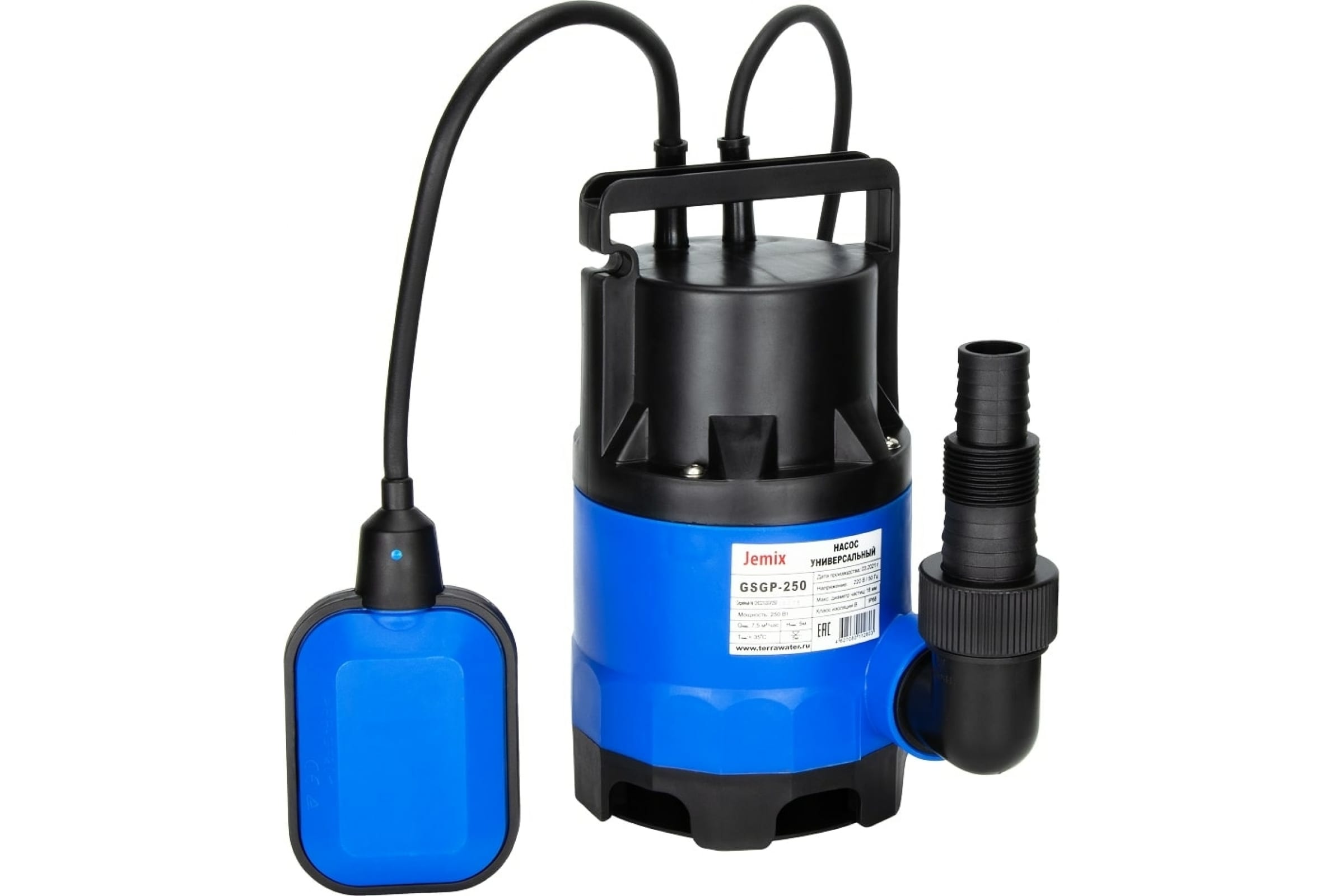 МИНИ УНИВЕРСАЛ Дренажный насос JEMIX. Размер включений до 16 мм