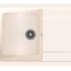 Мойка ML-GMS15 СТАНДАРТ с крылом, белый (331), 640*505*185мм