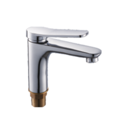 35 Смеситель для умывальника с гайкой  С3035