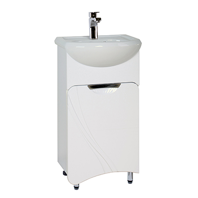 14 Тумба Джика  450 (1 дв.) (белый) под ум. Уют 45 VERSAL