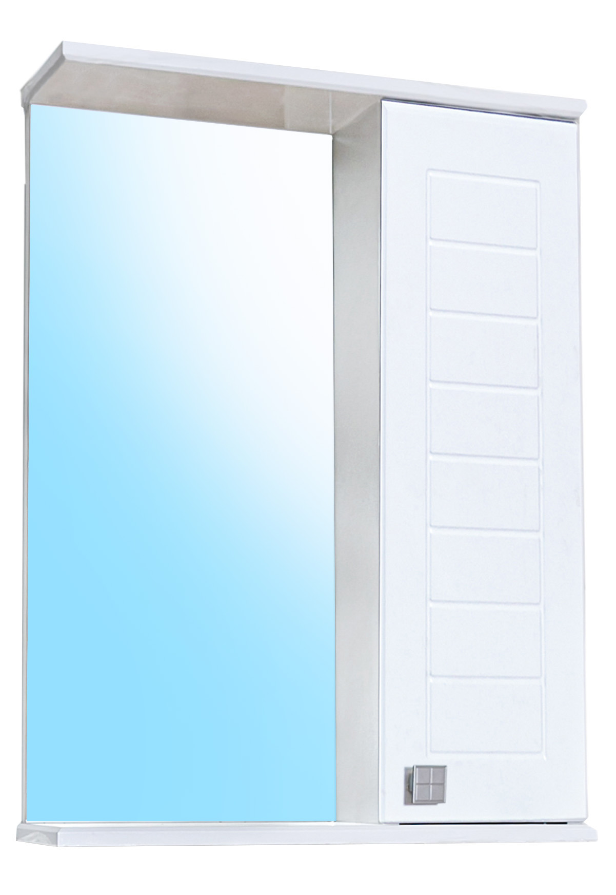 12 Зеркальный шкаф КВАДРО 500 (правое)