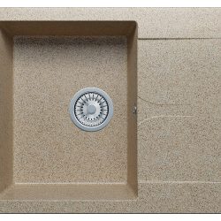 Мойка GALS-620 (аналог F-07) с крылом, песочный (302), 500*620*200мм