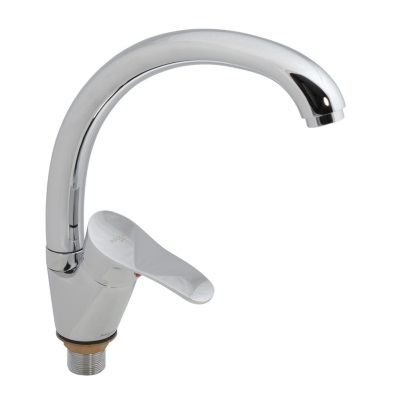 14 Смеситель для кухни с гайкой  (утка) СВ3314