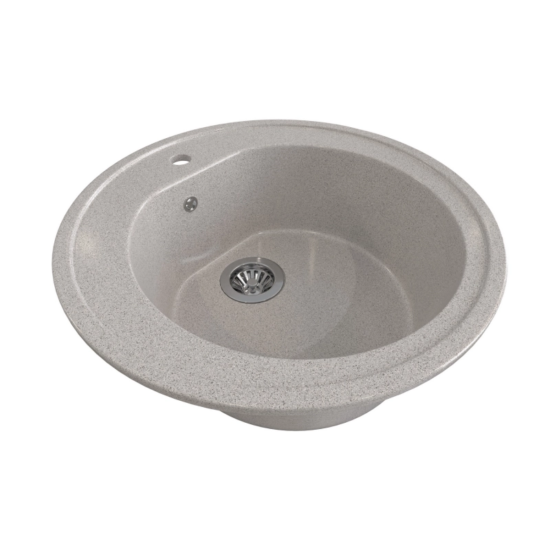 Мойкa ML-GMS02 СТАНДАРТ круглая, светло-серый (310), 505мм