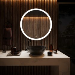 Зеркало MIXLINE "Мия" D700 сенсорный выключатель, светодиодная подсветка