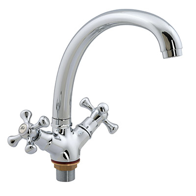 24 Смеситель для кухни с гайкой С1324