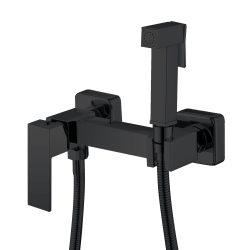 35 Гигиенический душ со смесителем А8035-1 (черный)