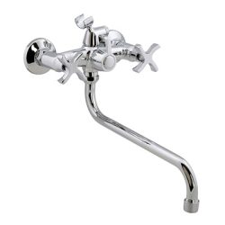 22 Смеситель для ванны с длин. изливом СВ7322