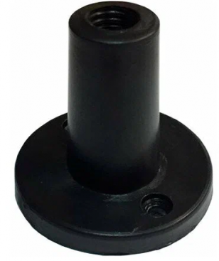 Опора для ванны М12 черная (для комплектующих)