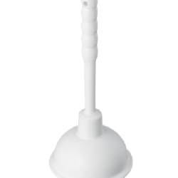 Вантуз-Гигант конический белый, диам.172 мм, ручка пластмассовая h-319мм