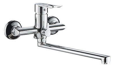 43 Смеситель для вынны с длин. изливом 350мм  С8243