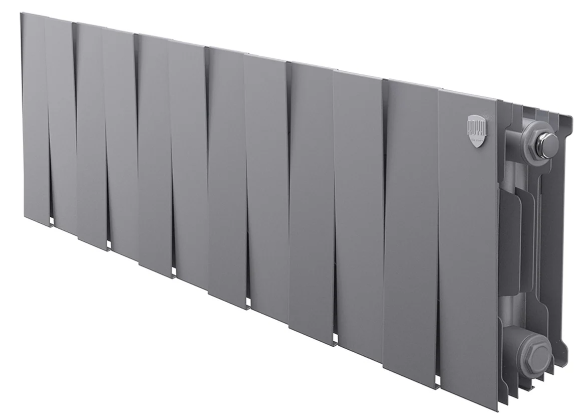 Радиатор биметаллический Royal Thermo PianoForte 200 /Silver Satin - 12 секц.