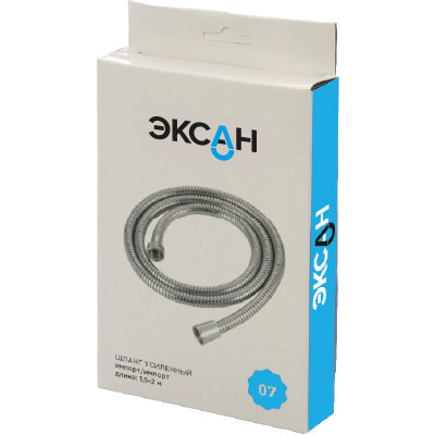 С07 Шланг для душа УСИЛЕННЫЙ Имп-Имп 1.5-2м ЭКСАН (50 шт упак.)