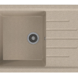 Мойка ML-GMS07 СТАНДАРТ с крылом, песочный (302), 750*495*190мм