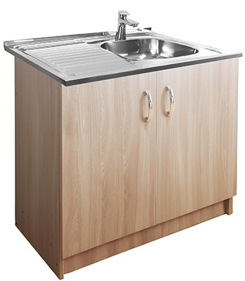 Тумба под мойку 80х60 (445) "Шимо светлый"