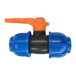 ПЭ Кран шаровый обжимной  25 Полиэтилен