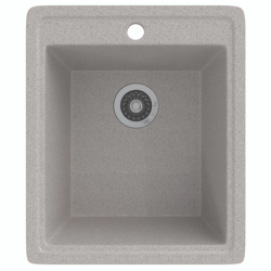 Мойка ML-GMS18 СТАНДАРТ прямоугольная, светло-серый (310), 410*470*190мм