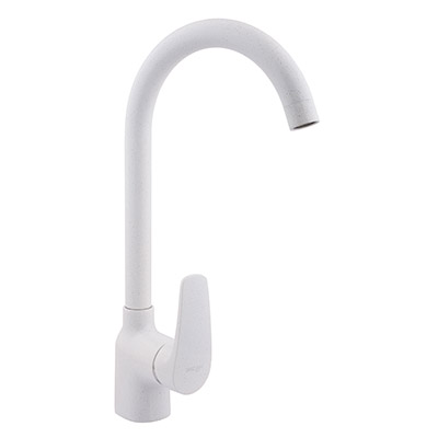 60 Смеситель для кухни белый матовый СВ3660Н