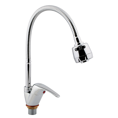 29 Смеситель для кухни c гайкой с гибким изливом С3529