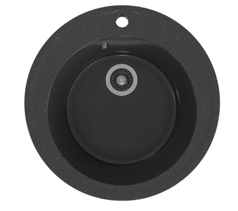 Мойкa ML-GMS01 СТАНДАРТ круглая, черный (308), 475мм