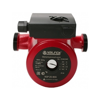 Циркуляционный насос VALFEX VCP 25-40G 180мм (с гайками)