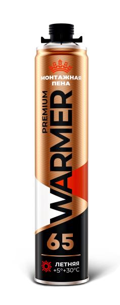Пена монтажная профессиональная 875 мл. ЛЕТО WARMER PREMIUM 65