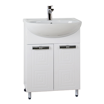 11 Тумба Греция 650 (2 дв.) (Белый) (ум. Байкал 65) VERSAL