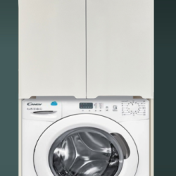 6 Шкаф напольный для стиральной машины  "Уран 650" Белый