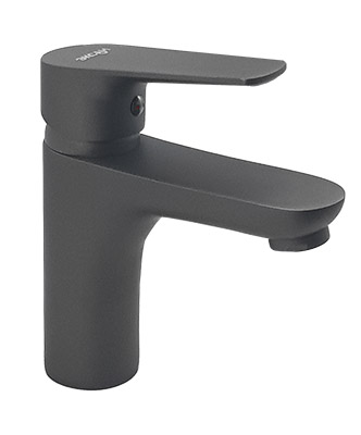 32 Смеситель для умывальника с гайкой "Графит" С3032