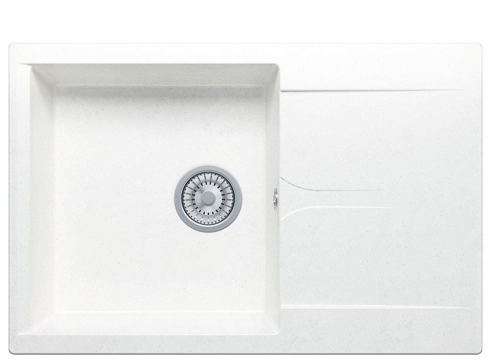 Мойка GALS-620 (аналог F-07) с крылом, белый хлопок (36), 500*620*200мм