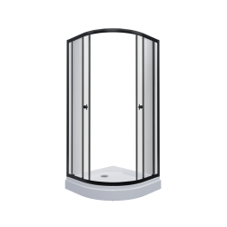 Душевое ограждение "Альфа-Блэк" 1000*1000*2020 угловое