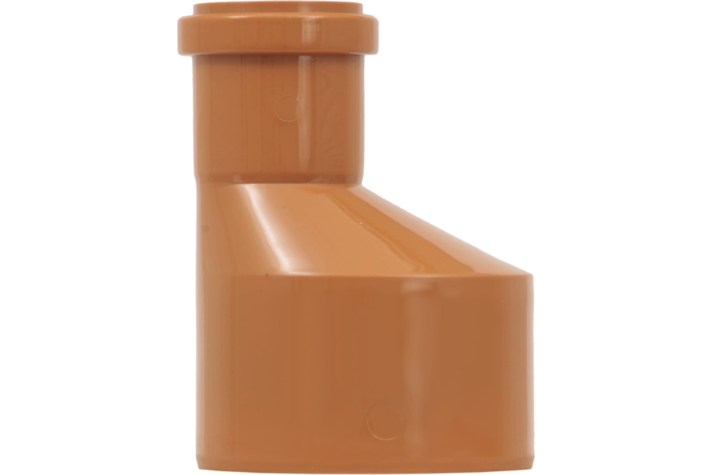 Переход 110х50 эксцентрический рыжий