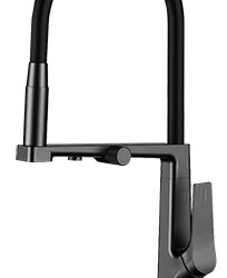 47 Смеситель для кухни + РОДНИК А3747-3 Люкс (Графит)