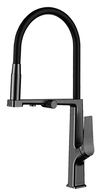 47 Смеситель для кухни + РОДНИК А3747-3 Люкс (Графит)