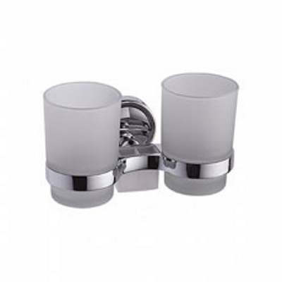 Держатель с 2-мя стаканами (стекло) + з/щётка Л3508