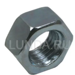 Гайка оцинкованная М20 DIN 934, ГОСТ 5927
