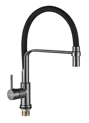 66 Смеситель для кухни  СВ3766-5 (ГРАФИТ)