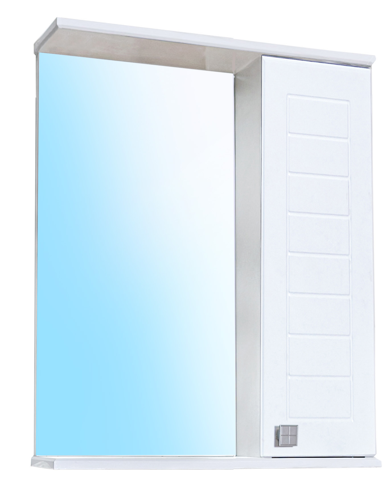 12 Зеркальный шкаф КВАДРО 600 (правое)