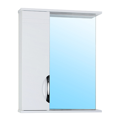 13 Зеркальный шкаф Джика 50 (белый) лев. VERSAL