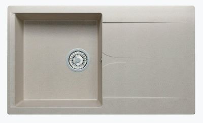 Мойка GALS-860 (аналог F-12) с крылом, серая (14), 500*860*200мм