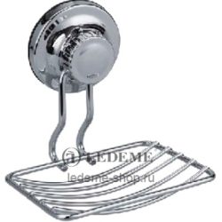 Мыльница на присосках мет. на присоске Л3702-1