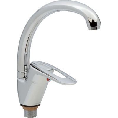 07 Смеситель для кухни с гайкой (утка) СВ4307