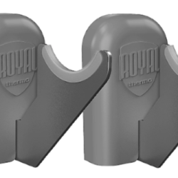 Комплект настенных регулируемых кронштейнов Royal Thermo Design 100, серебристые